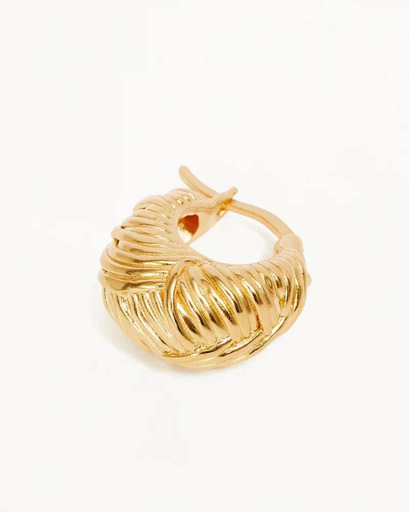 Charlotte 18k Gold Vermeil Entwined Hoops