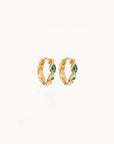 By Charlotte 18k Gold Vermeil Protection of Eye Hoops.