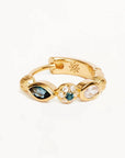 By Charlotte 18k Gold Vermeil Protection of Eye Hoops.