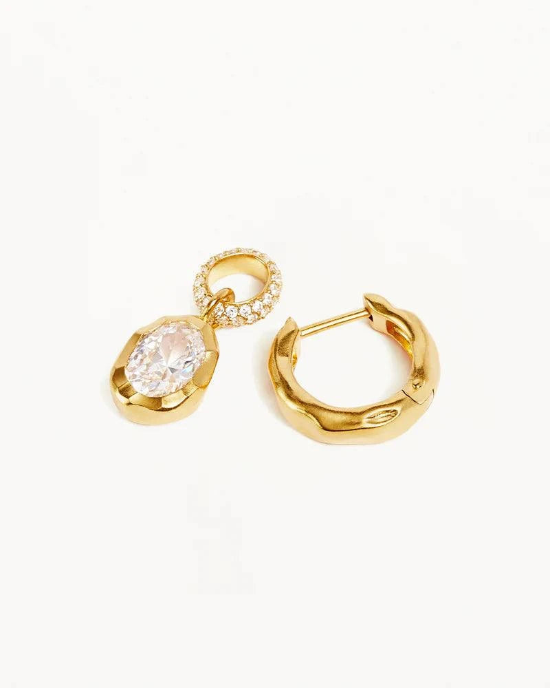 Charlotte 18k Gold Vermeil Stay Wild Hoops