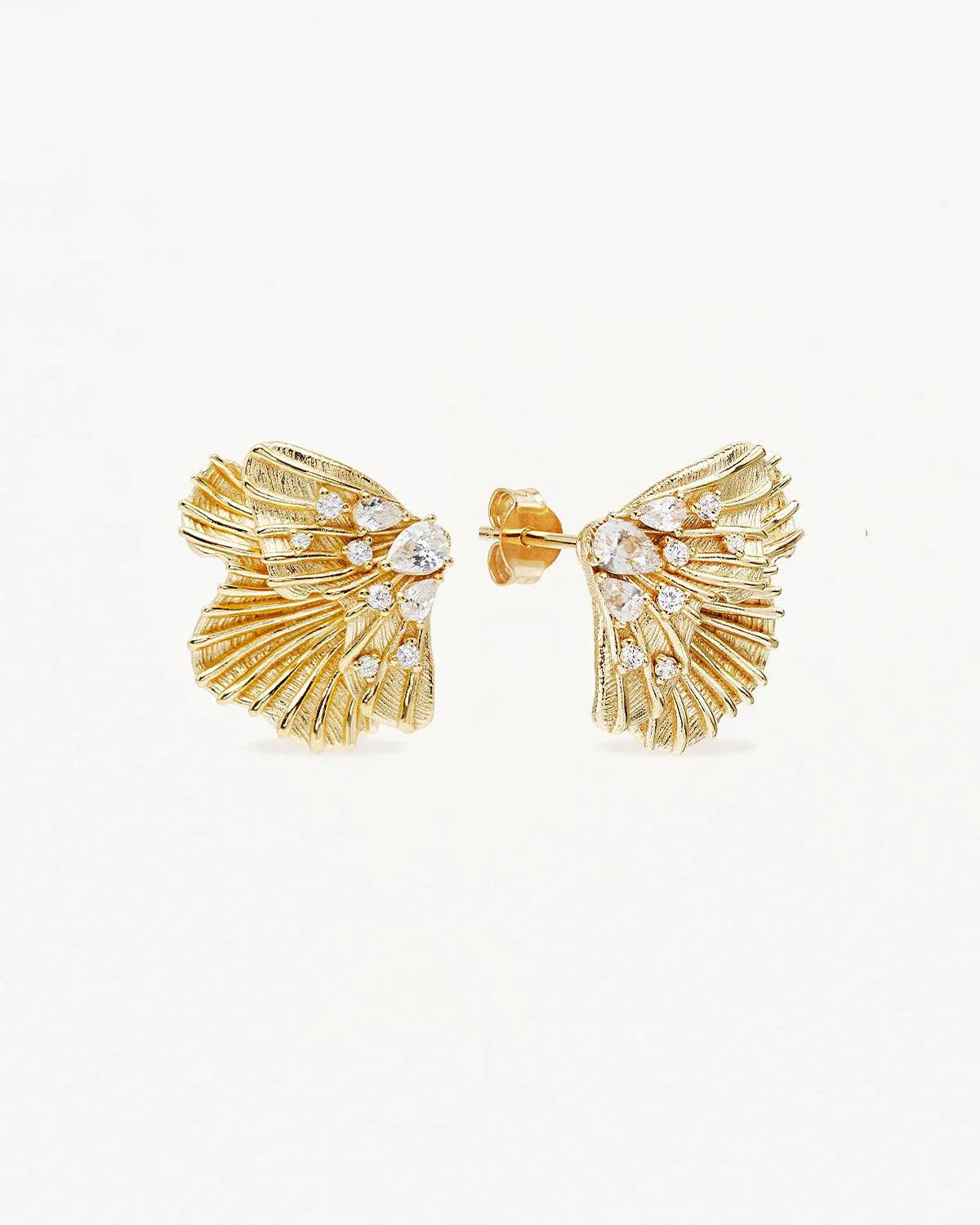 By Charlotte Whispers Statement Earrings 18k Gold