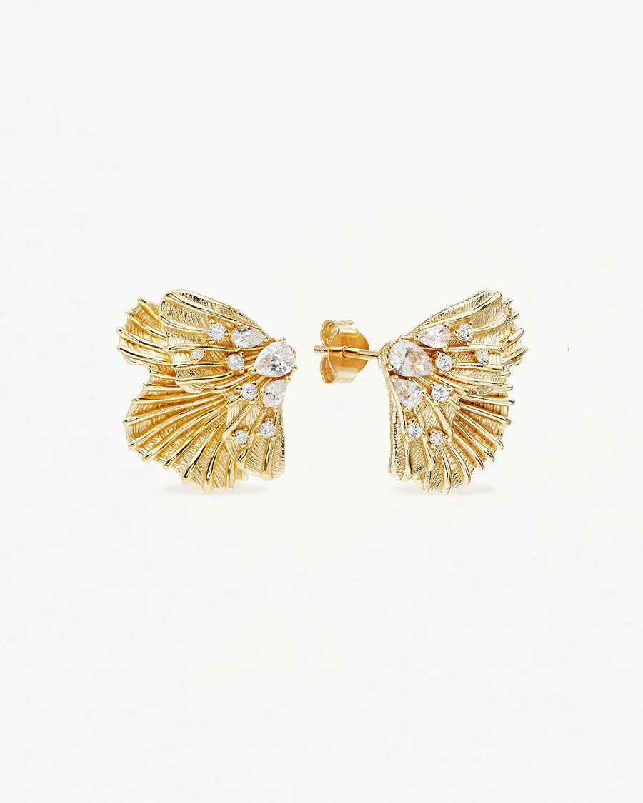 By Charlotte Whispers Statement Earrings 18k Gold