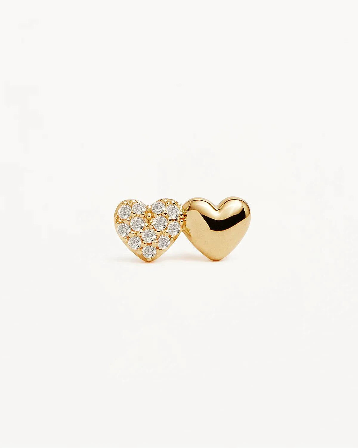 By Charlotte Always By Your Side Stud Earrings 18kt Gold Vermeil