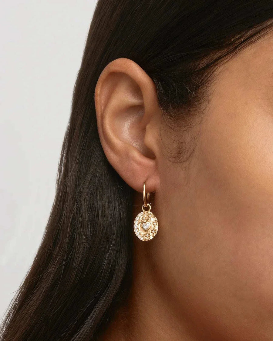 By Charlotte Love Your To The Moon And Back 18kt Gold Vermeil