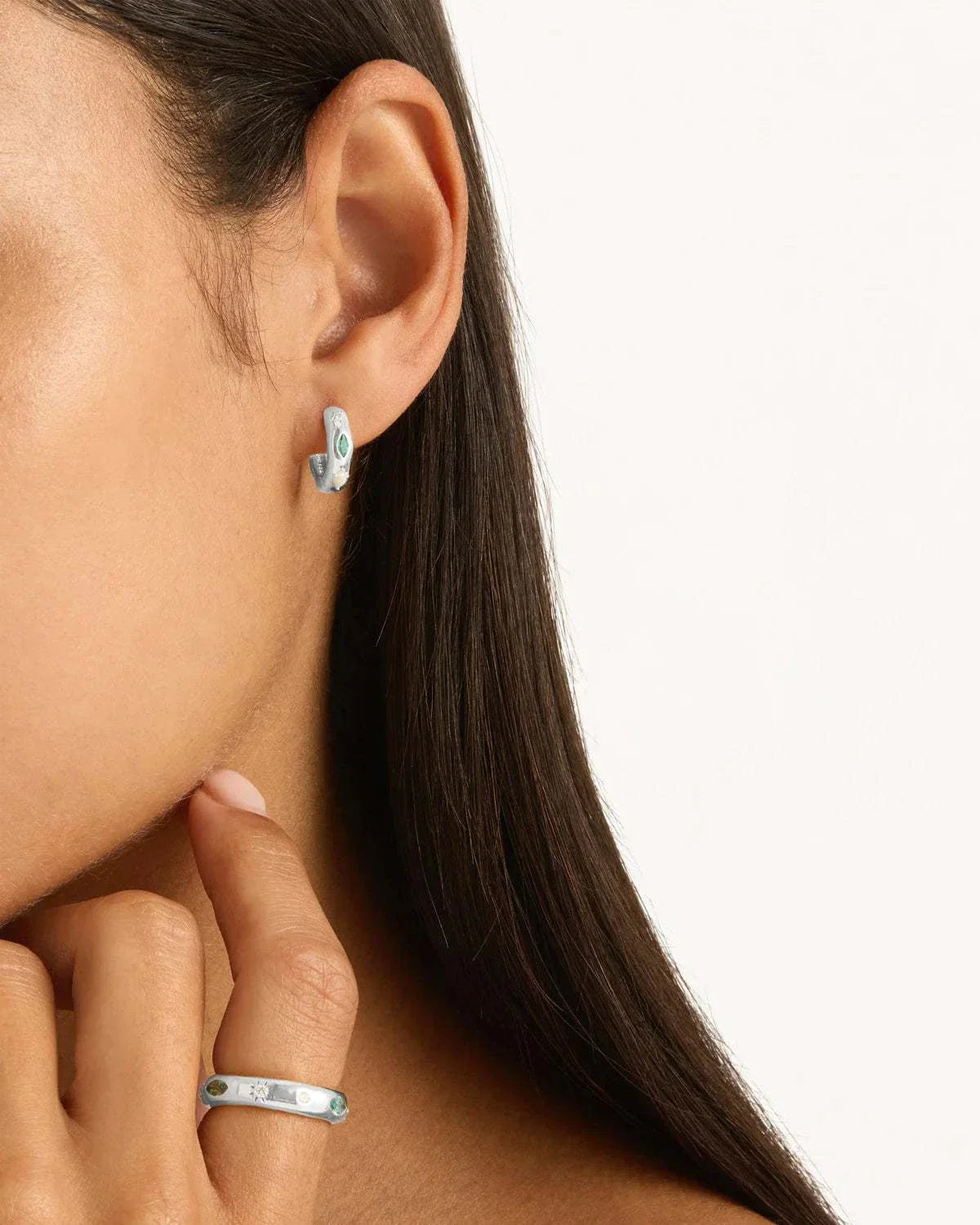 By Charlotte Hope and Protection Hoops Sterling Silver 