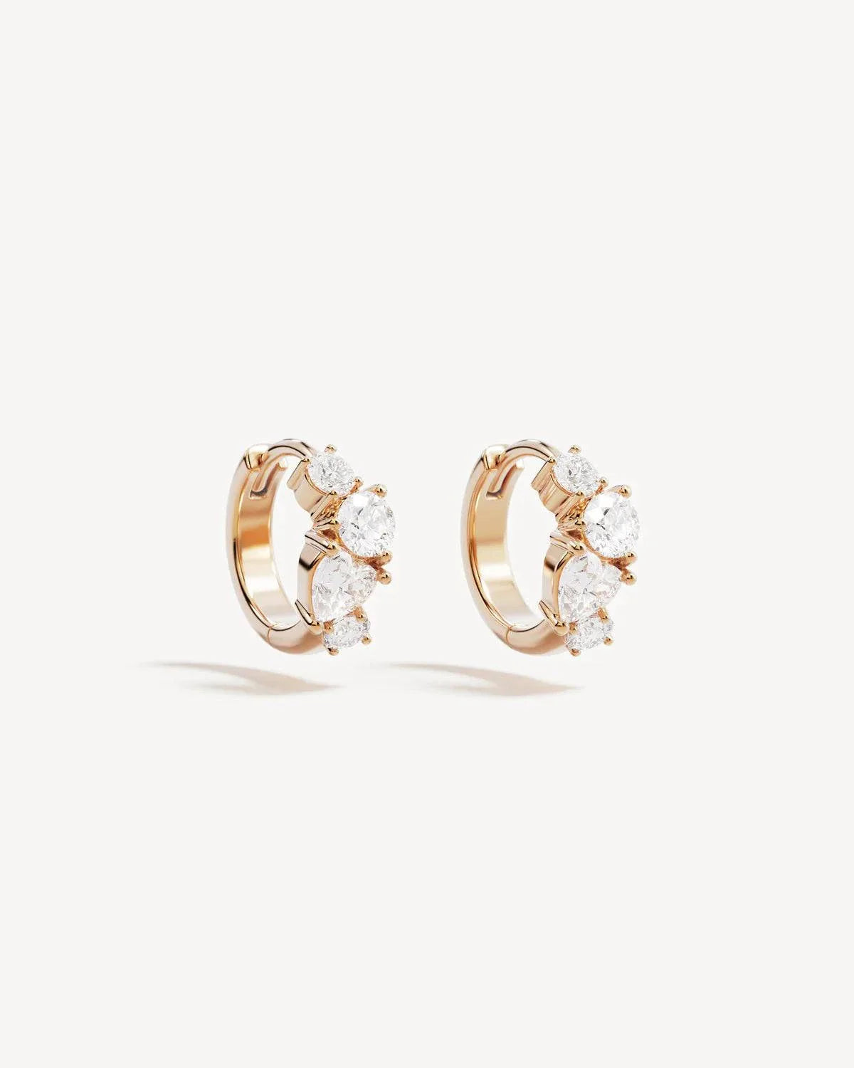 By Charlotte Dream Lover Huggies 18k Gold Vermeil
