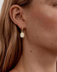 By Charlotte With Wings I Fly Hoops 18kt Gold Vermeil