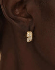 By Charlotte With Wings I Fly Hoops 18kt Gold Plated