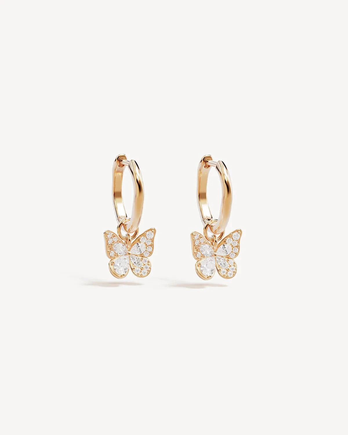 By Charlotte I Believe I Become Hoops 18k Gold Vermeil