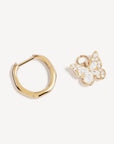 By Charlotte I Believe I Become Hoops 18k Gold Vermeil