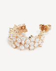 By Charlotte Crystal Dust Hoops 18k Gold Plated