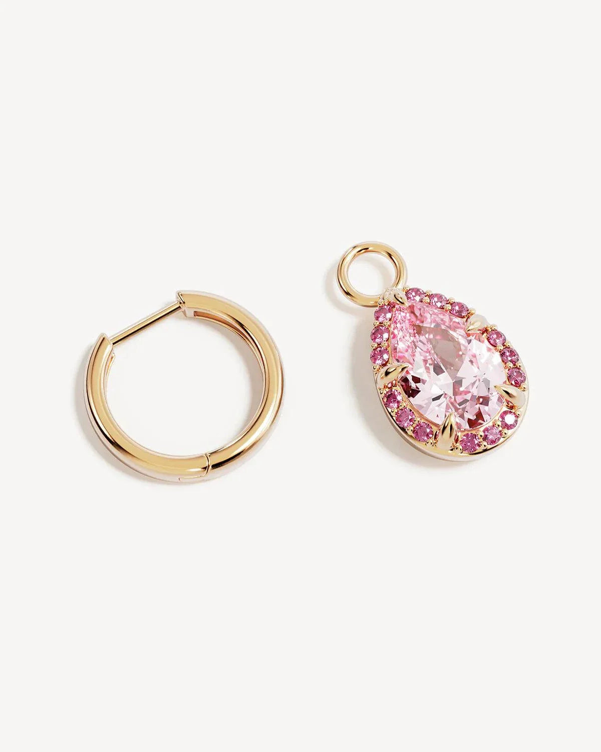 By Charlotte Love Without Limits Hoops 18k Gold Vermeil