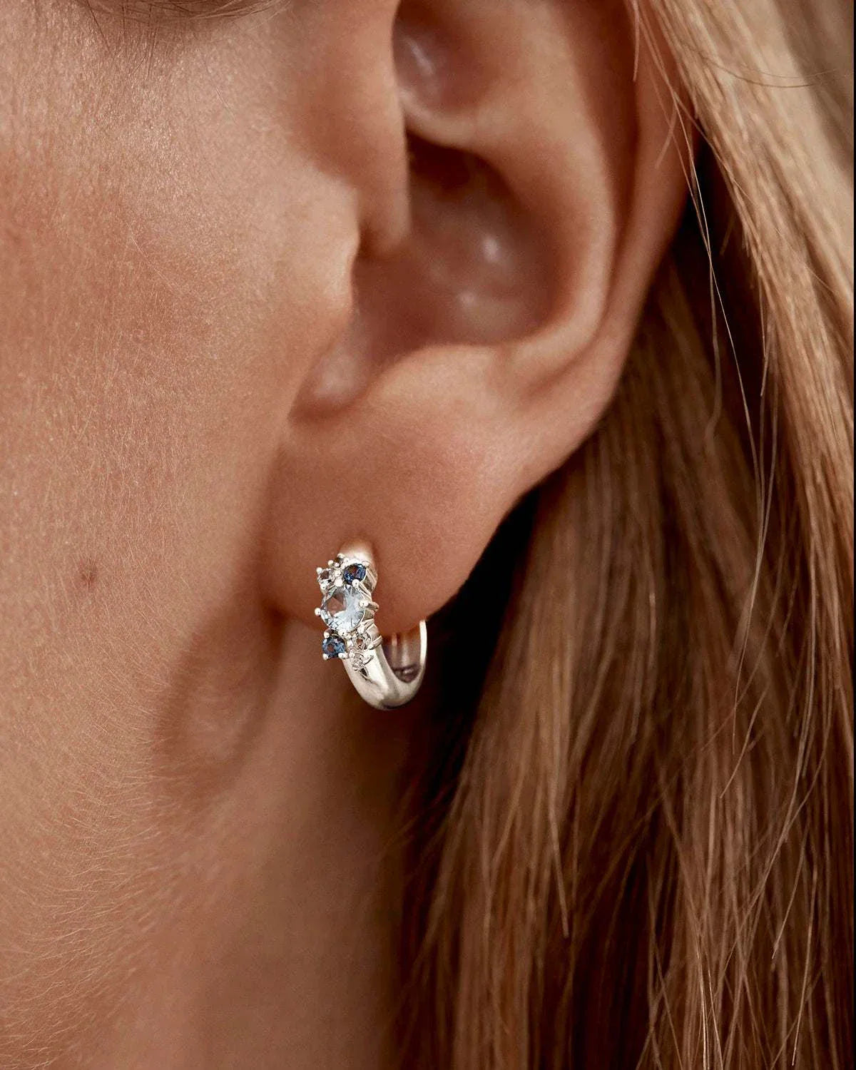 By Charlotte I Breathe I Become Hoops Sterling Silver