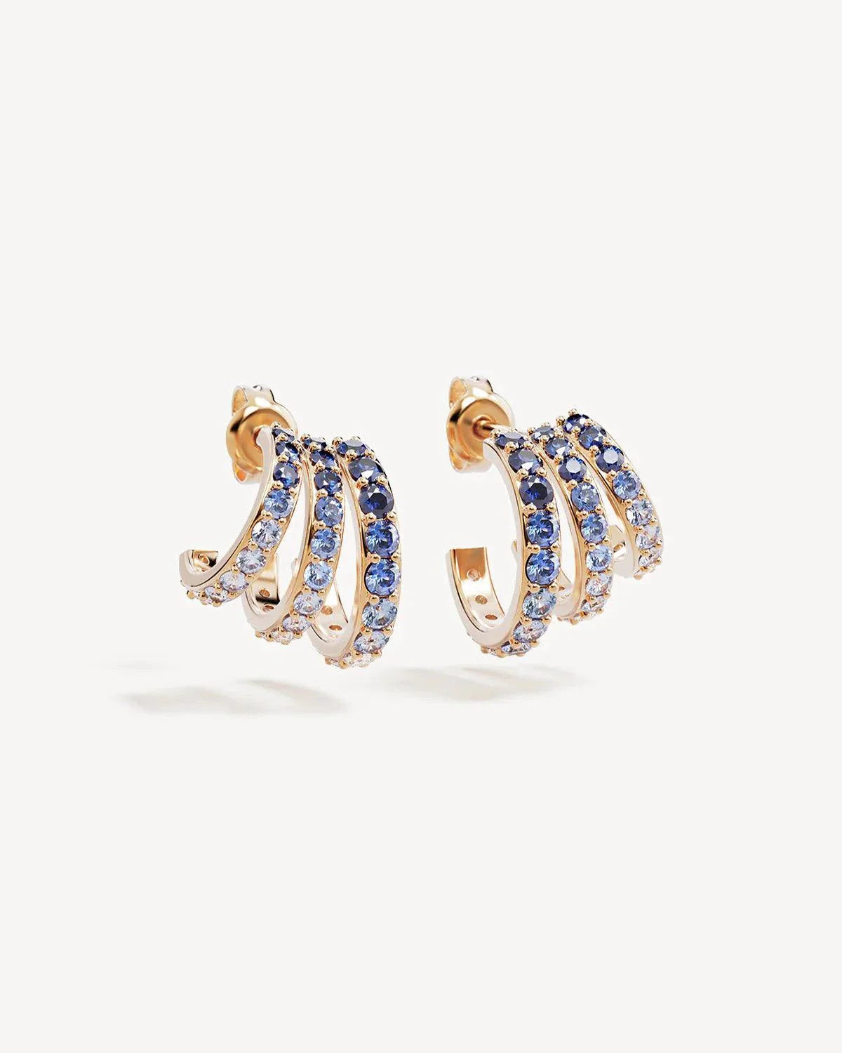 By Charlotte Endless Skies Hoops 18k Gold Plated