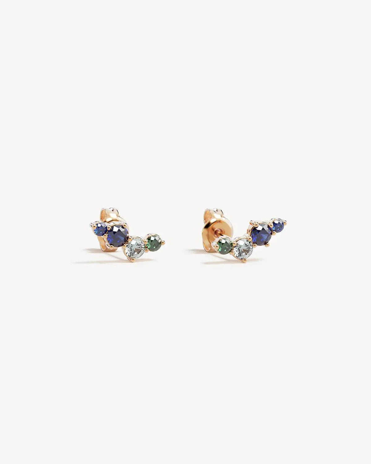 By Charlotte Endless Skies Stud Earrings 18k Gold Vermeil