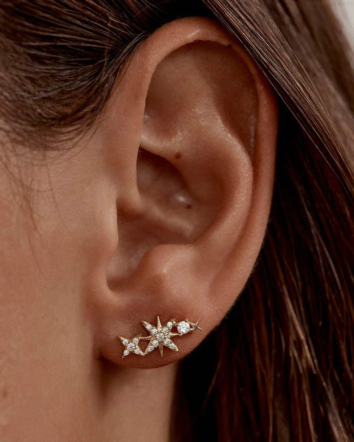 By Charlotte Celestial Skies Crawlers 18k Gold Vermeil