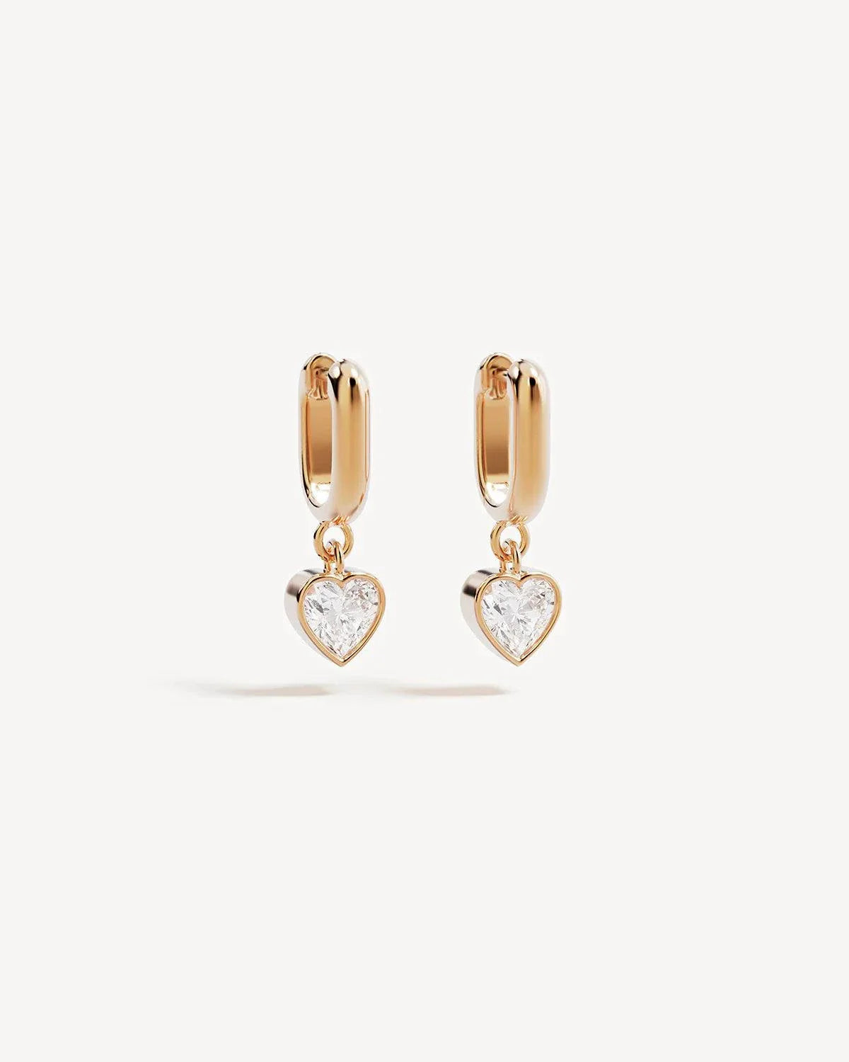 By Charlotte Love You More Hoops 18k Gold Vermeil