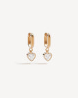 By Charlotte Love You More Hoops 18k Gold Vermeil