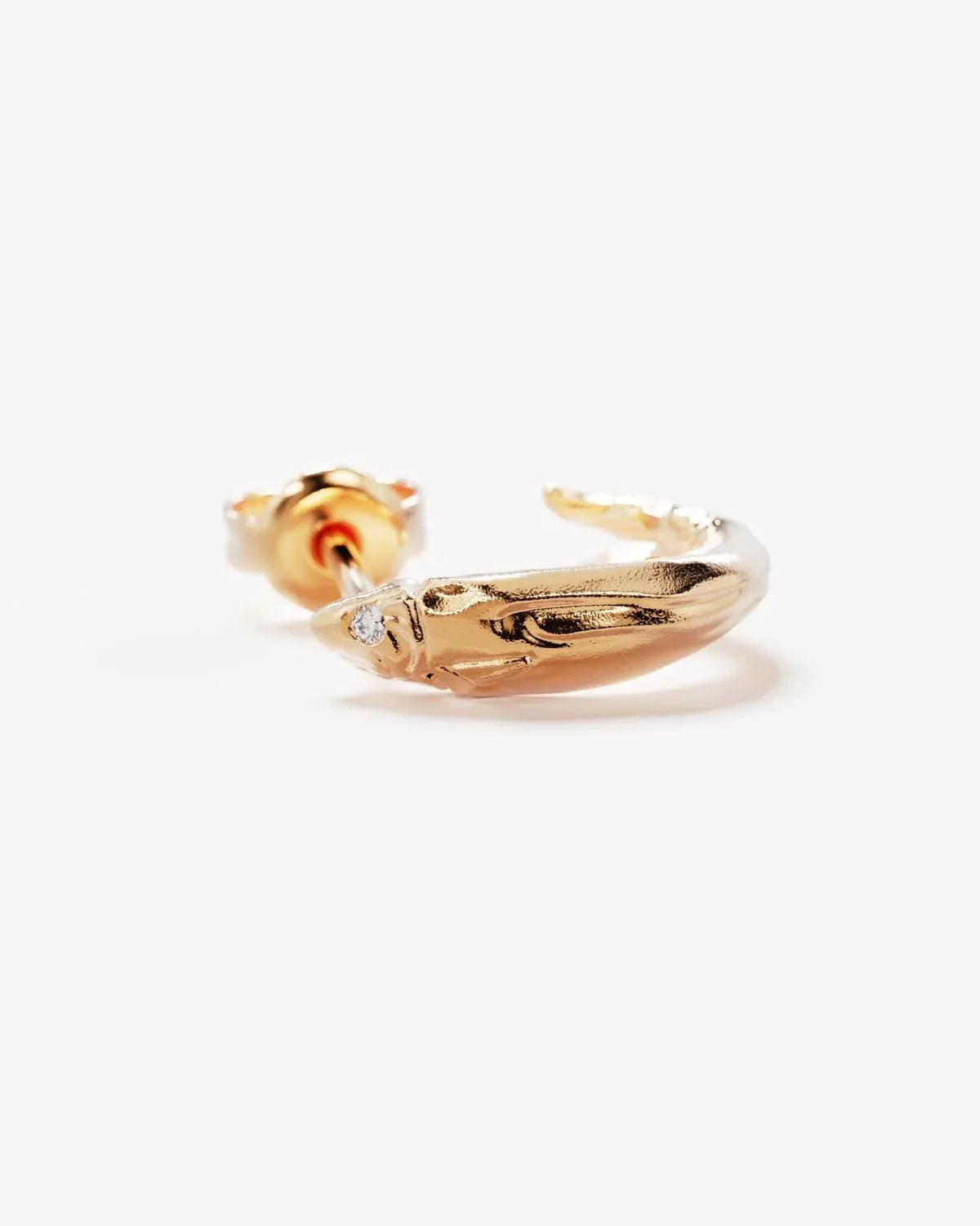 By Charlotte Wishing Hoops 18k Gold Vermeil