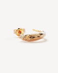 By Charlotte Wishing Hoops 18k Gold Vermeil