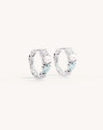 By Charlotte Breathe In Stillness Hoops Sterling Silver