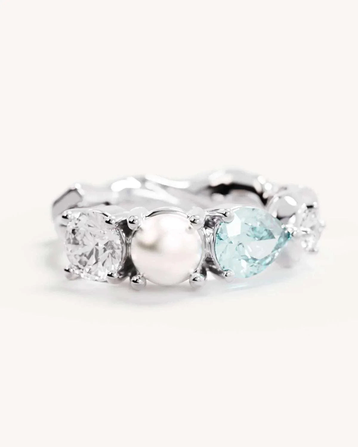 By Charlotte Breathe In Stillness Hoops Sterling Silver
