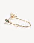 By Charlotte Aura Chain Earrings Gold