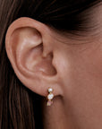 By Charlotte Cosmic Bloom Hoops Gold