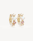 By Charlotte Cosmic Bloom Hoops Gold