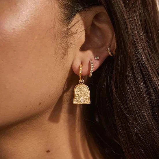 Murkani Rainbow Spirit Earrings Gold Plated