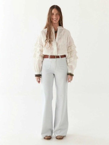 Maison Hotel Edna Pant Blue Cargo