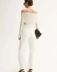 Elka Collective Sadie Knit Top Oat Marle