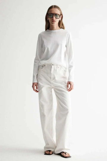 Elka Collective Zoe Long Sleeve Tee White