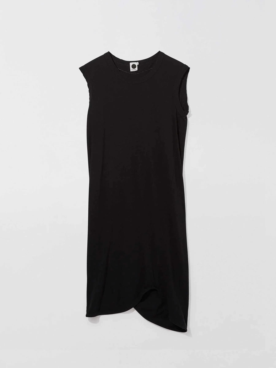 Bassike Slim Muscle Tank Dress Black