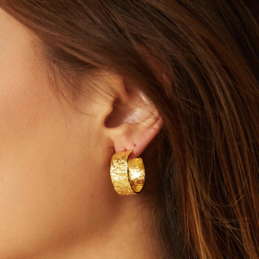 Arms of Eve Gabriella Hoops Gold