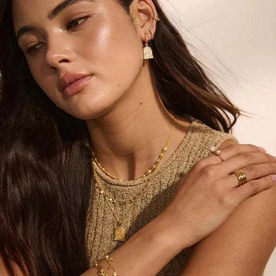 Murkani Rainbow Spirit Earrings Gold Plated