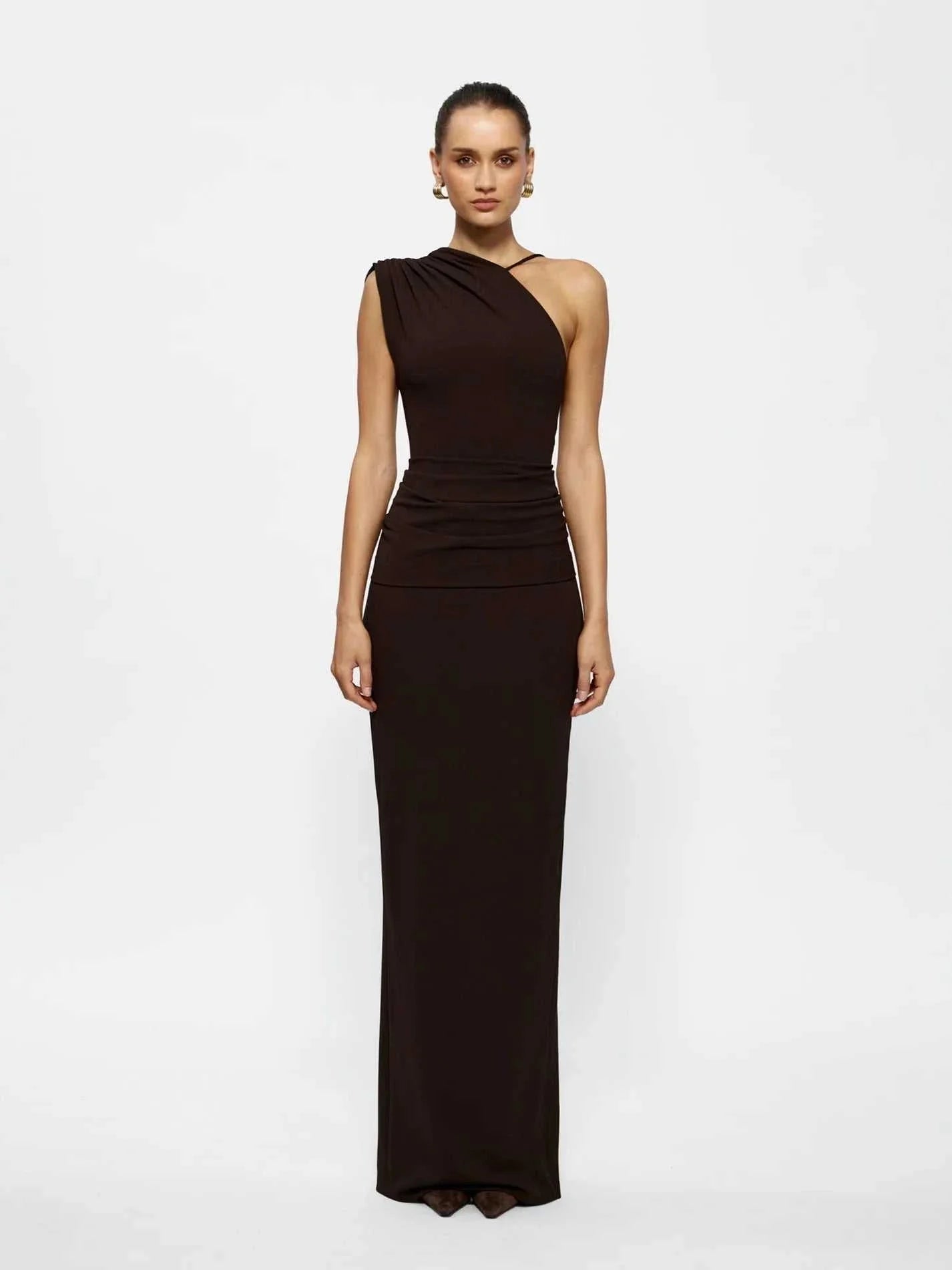 Effie Kats Greer Gown Coffee