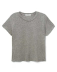 PerfectWhiteTee Harley Boxy Crewneck Tee Heather Grey