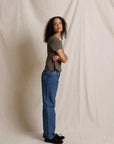 PerfectWhiteTee Harley Boxy Crewneck Tee Dark Olive