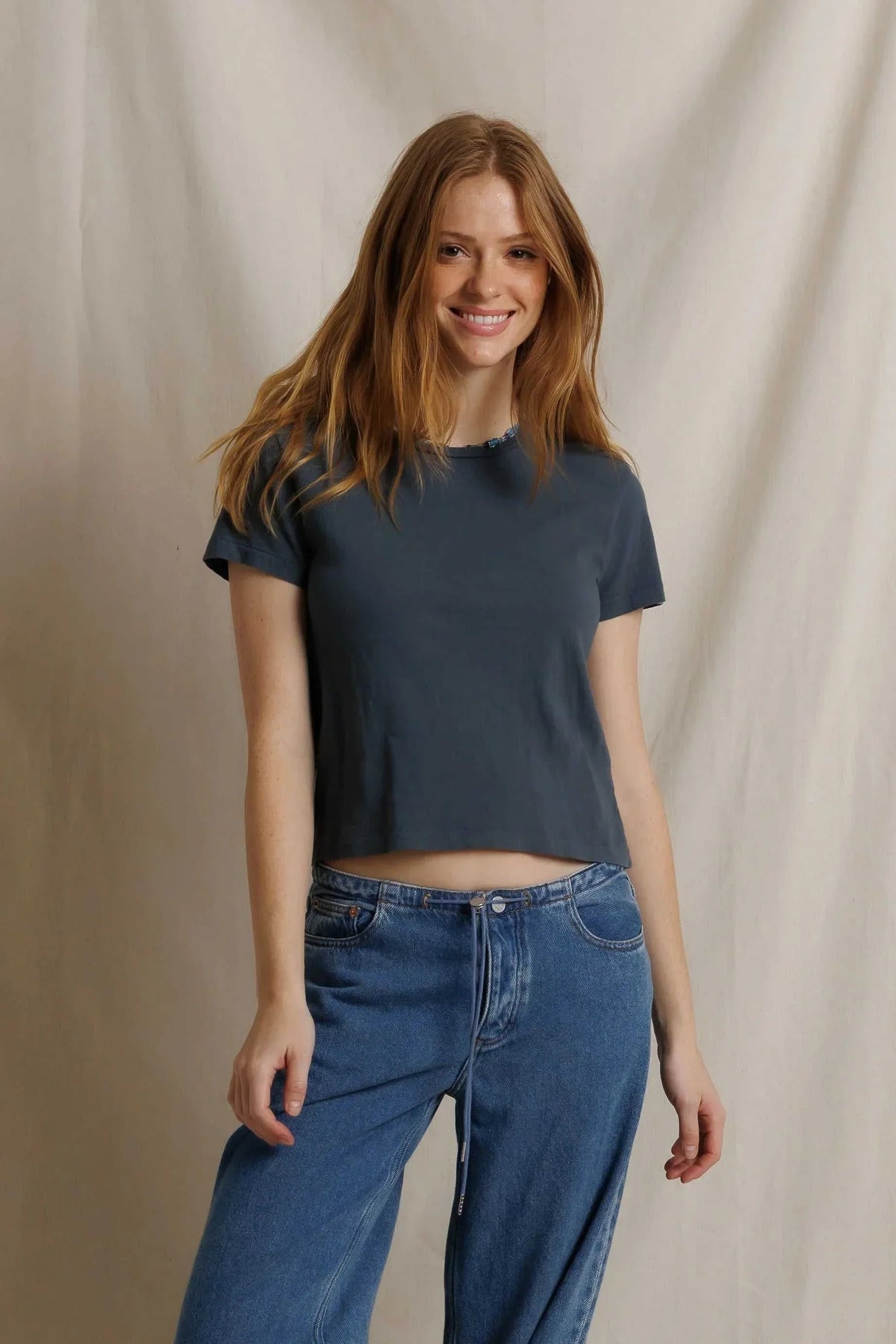 Perfectwhitetee Harley Boxy Tee Turbulence