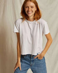Perfectwhitetee Harley Boxy Crew White