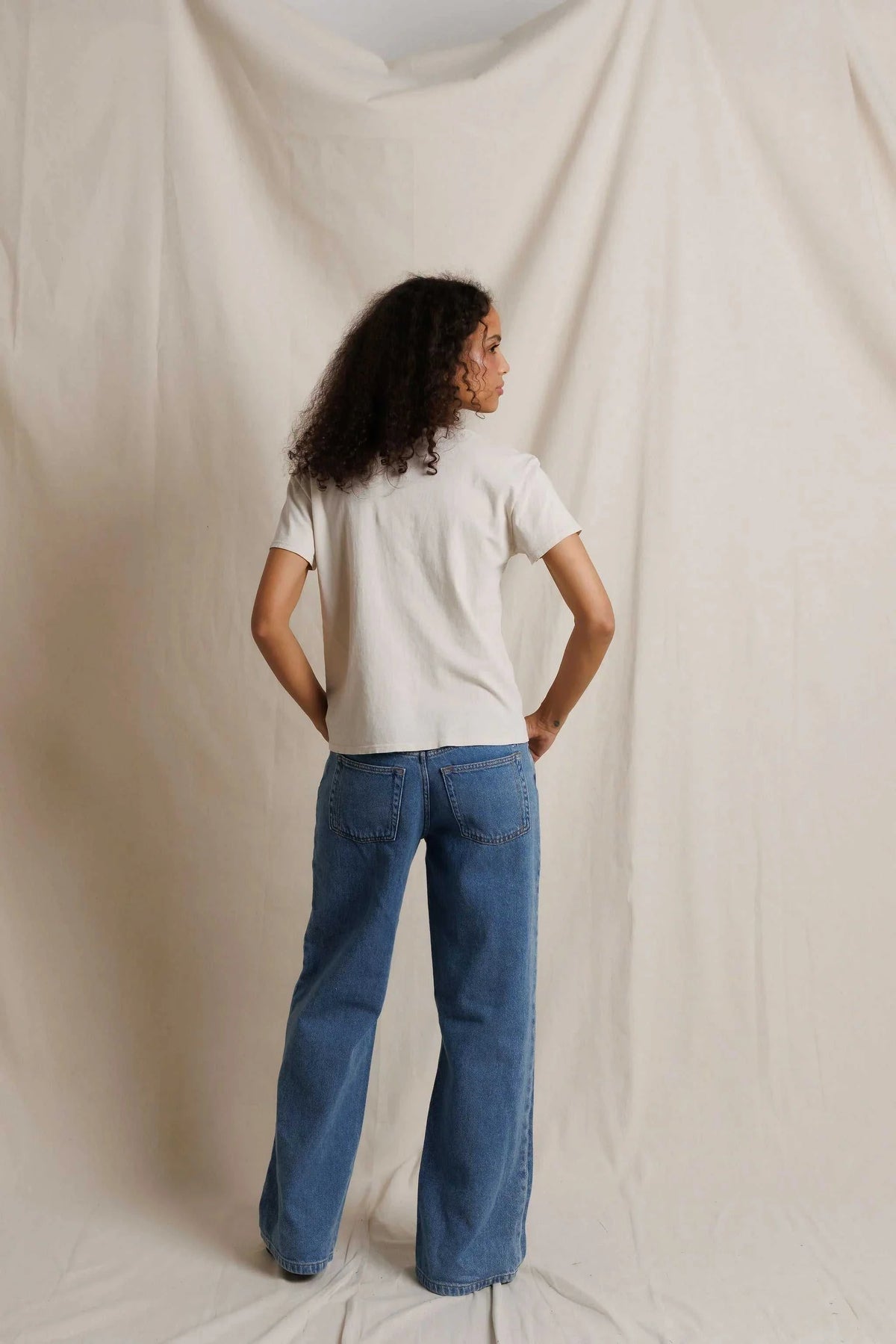 Perfectwhitetee Harley Boxy Tee White Cap Grey