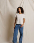 Perfectwhitetee Harley Boxy Tee White Cap Grey
