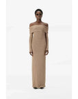 Elka Collective Harpa Dress Tan Marle
