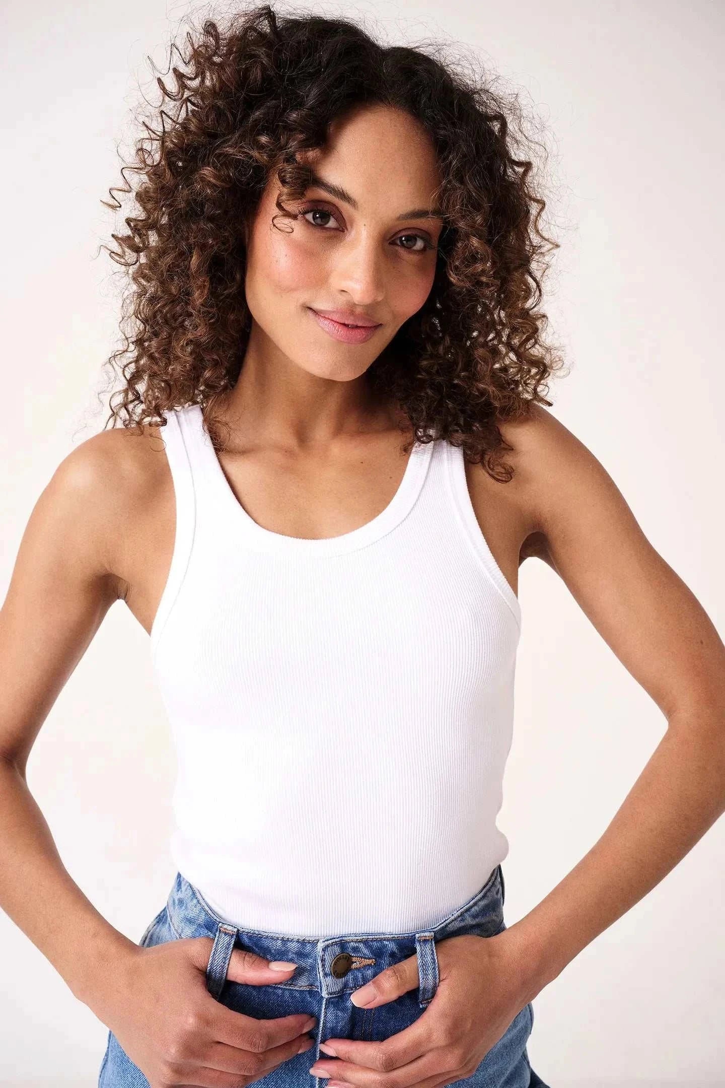Rolla's Heavy Rib Toni Tank Vintage White