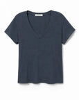 Perfectwhitetee Hendrix Boxy V Neck Tee Turbulence