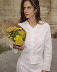 Rowie Candace Lace Blouse Bone