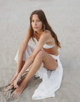 C.Design Resort Wrap Skirt White