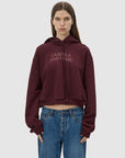 Camilla and Marc Odile Graphic Hoodie Burgundy