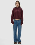 Camilla and Marc Odile Graphic Hoodie Burgundy